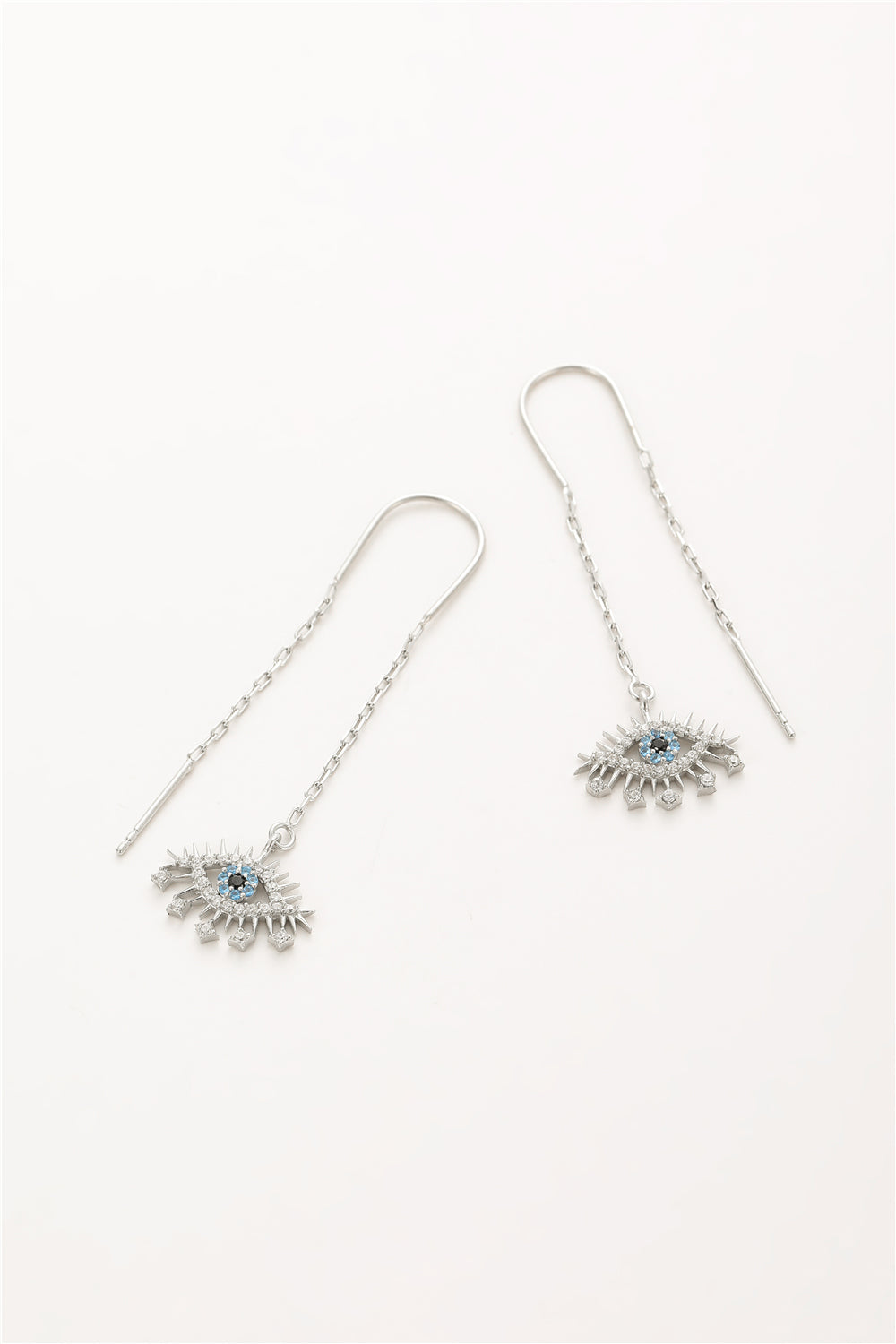 Double strand earrings eye effect