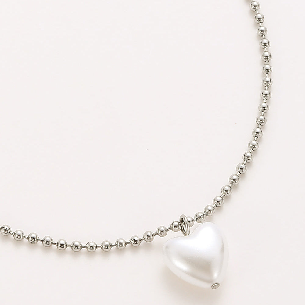 Halskette Heart of Pearls