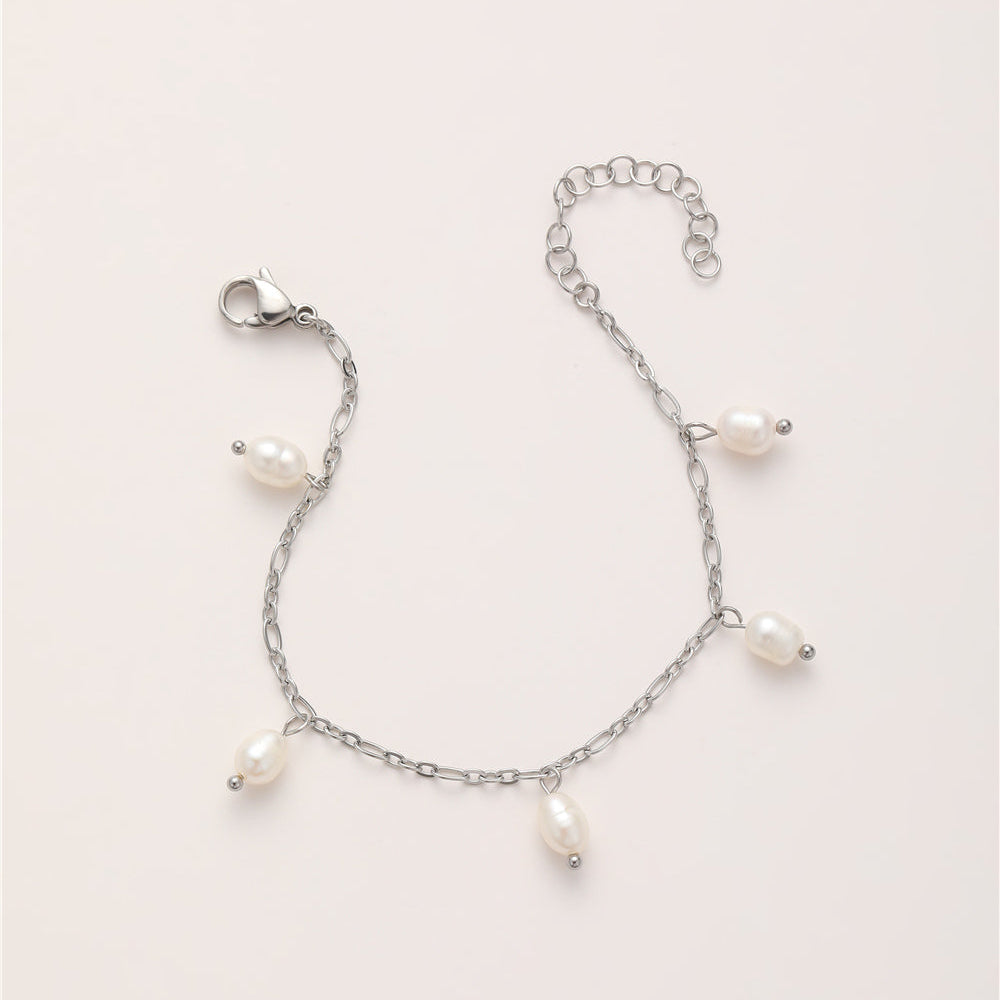 Bracelet goutte avec perles