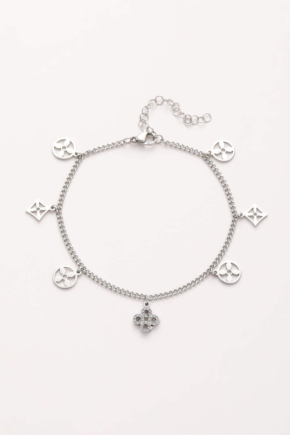 Fußkette Estilo mit Zirkonia