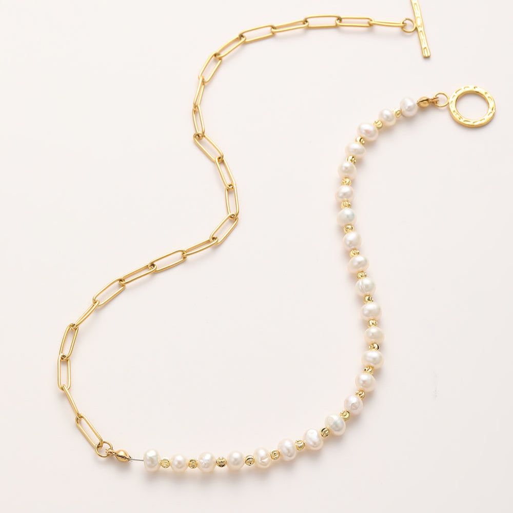 Necklace Semi Pearls