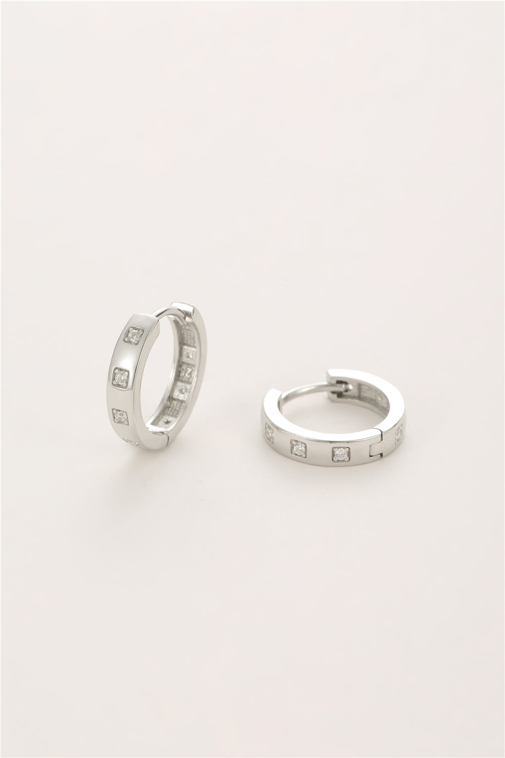 Icy cubic zirconia earrings