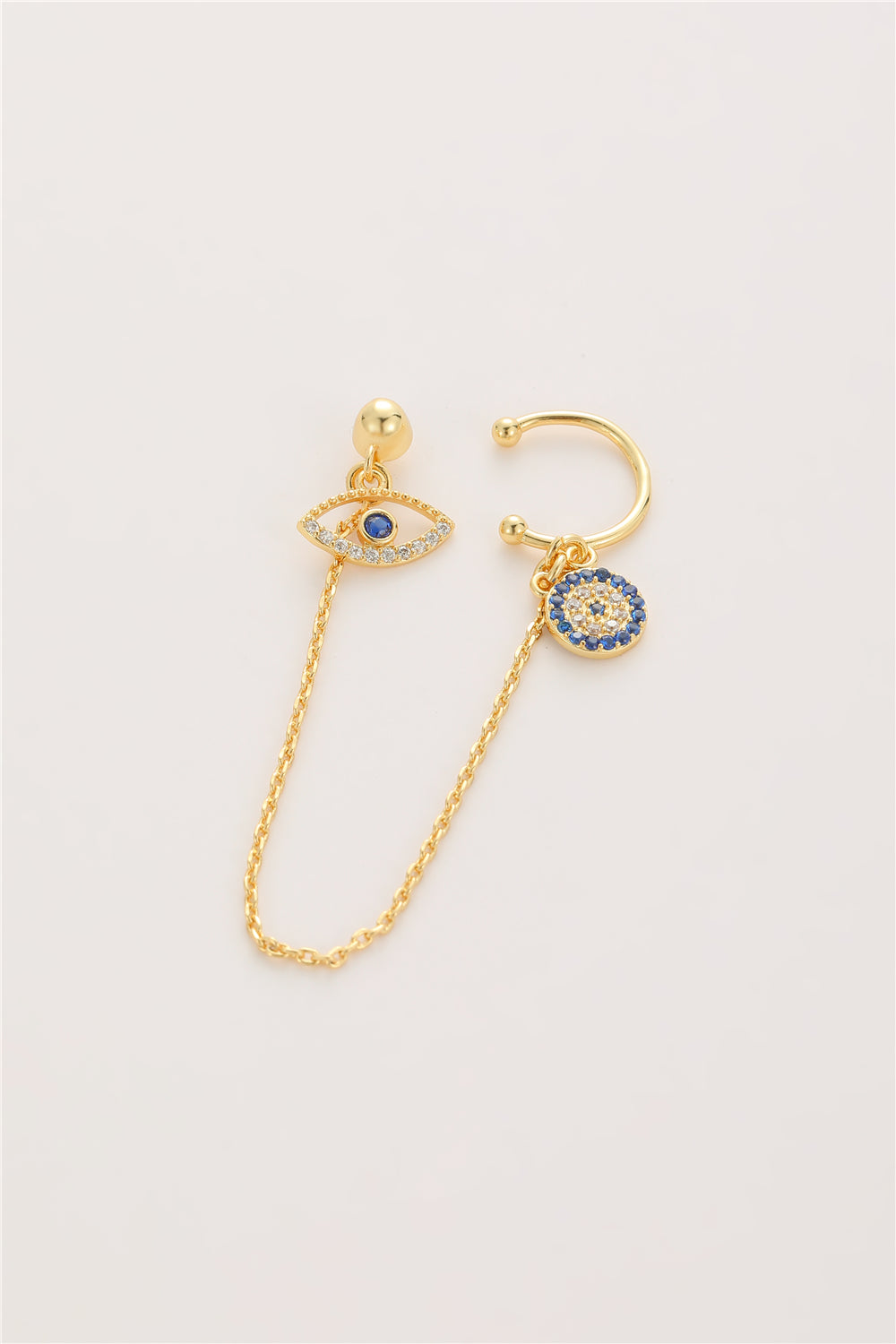 Earcuff - Auge mit Nazar Anhänger