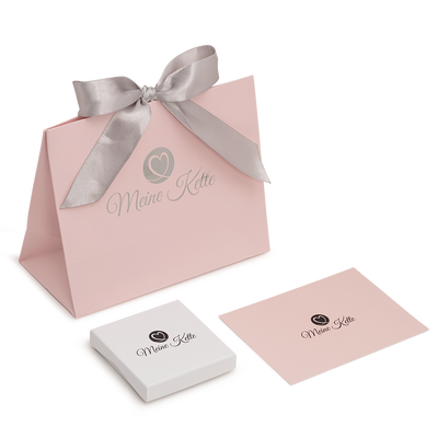 Set of gift wrapping with greeting card