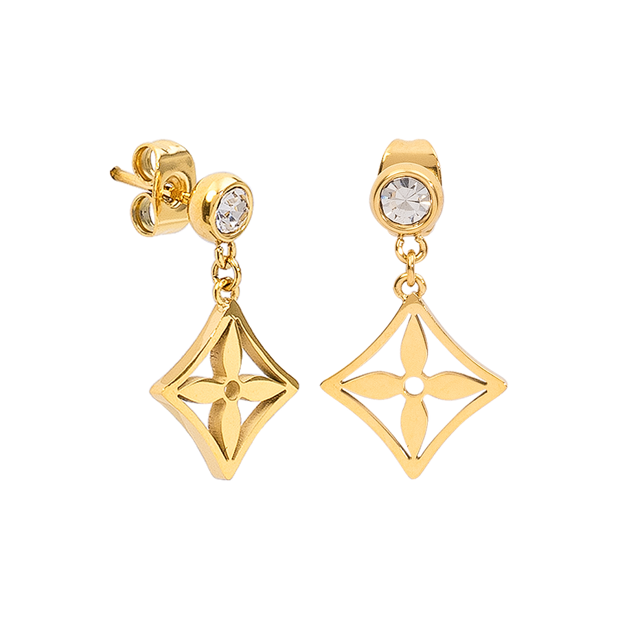Boucles d'oreilles en rubis