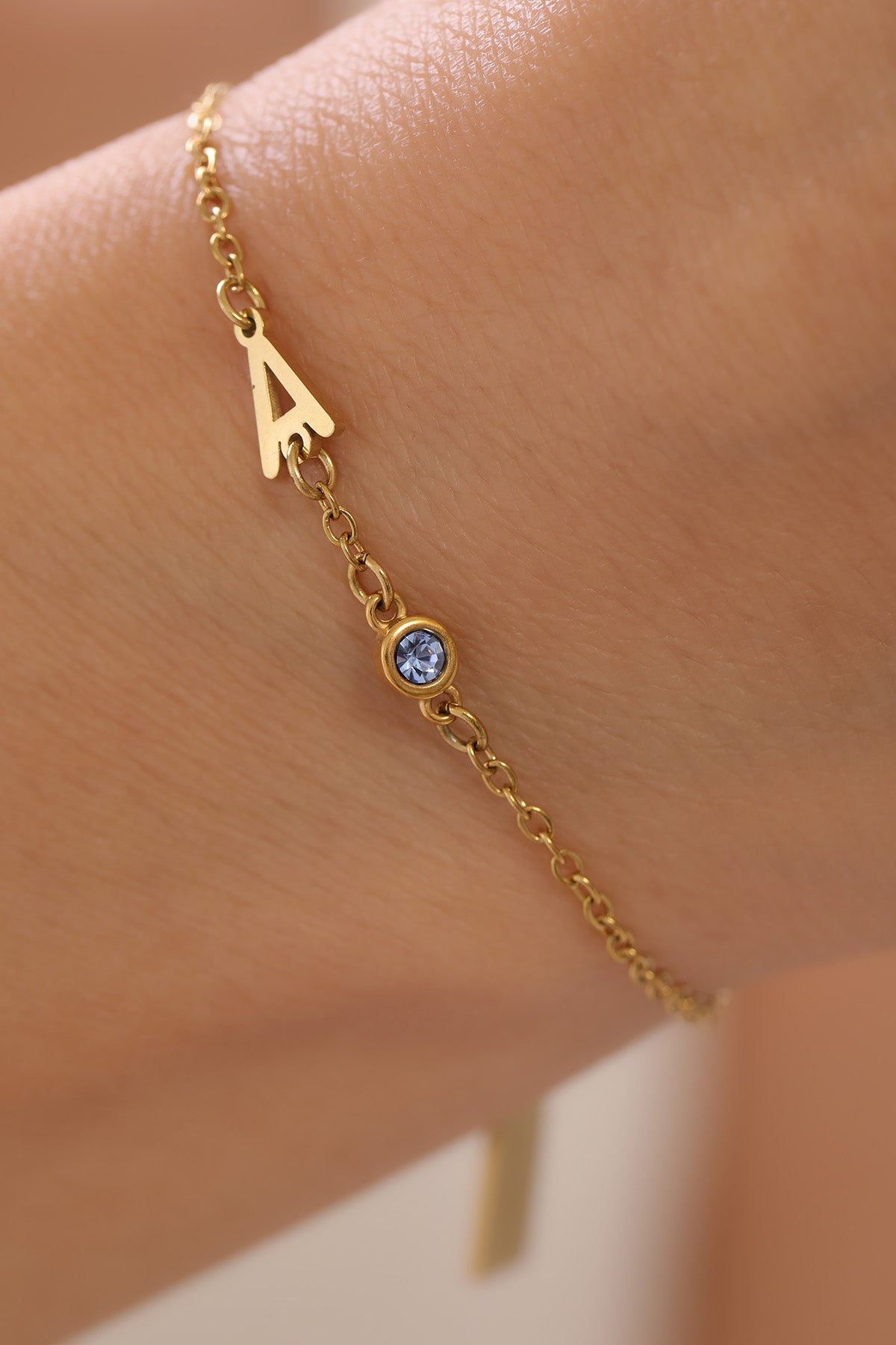 Birthstones Letter Armband