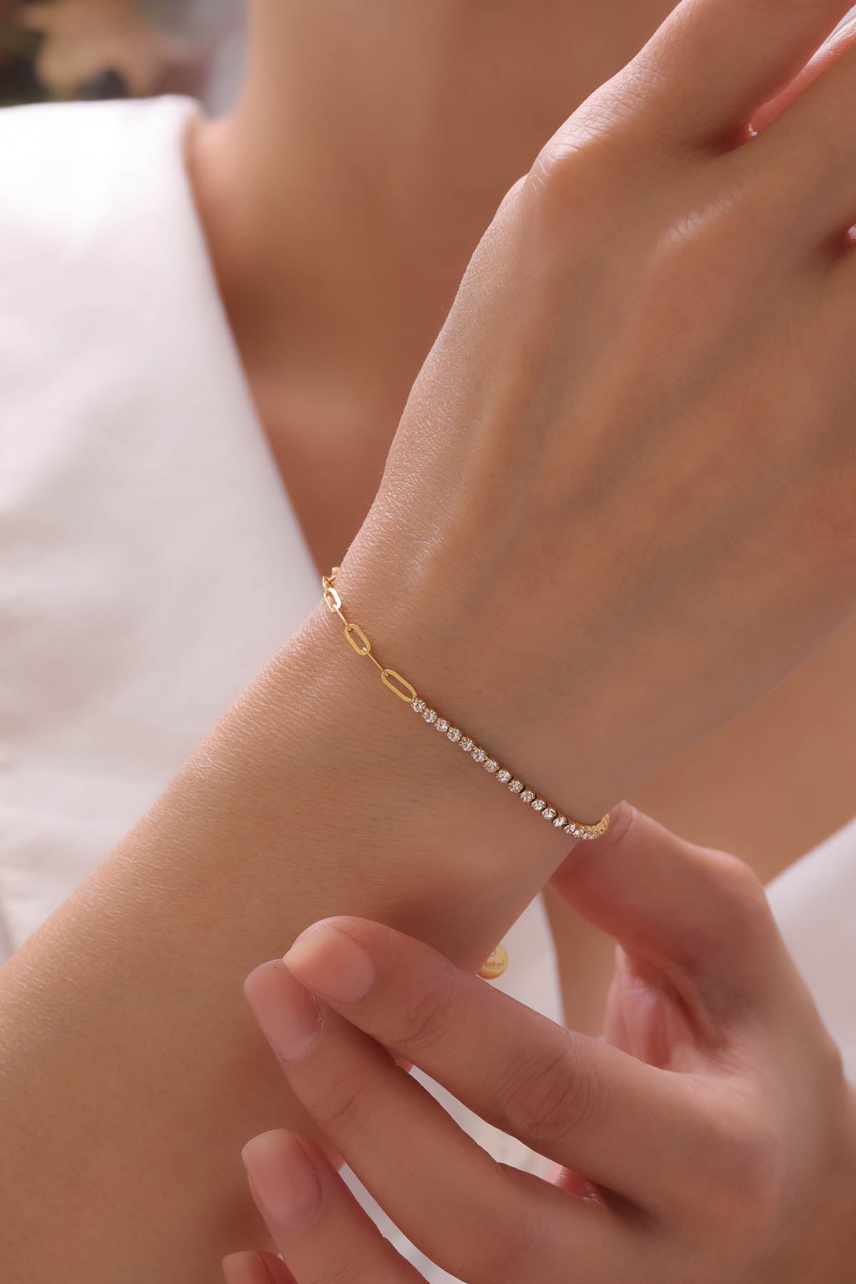 Trivial Zirkonia Armband