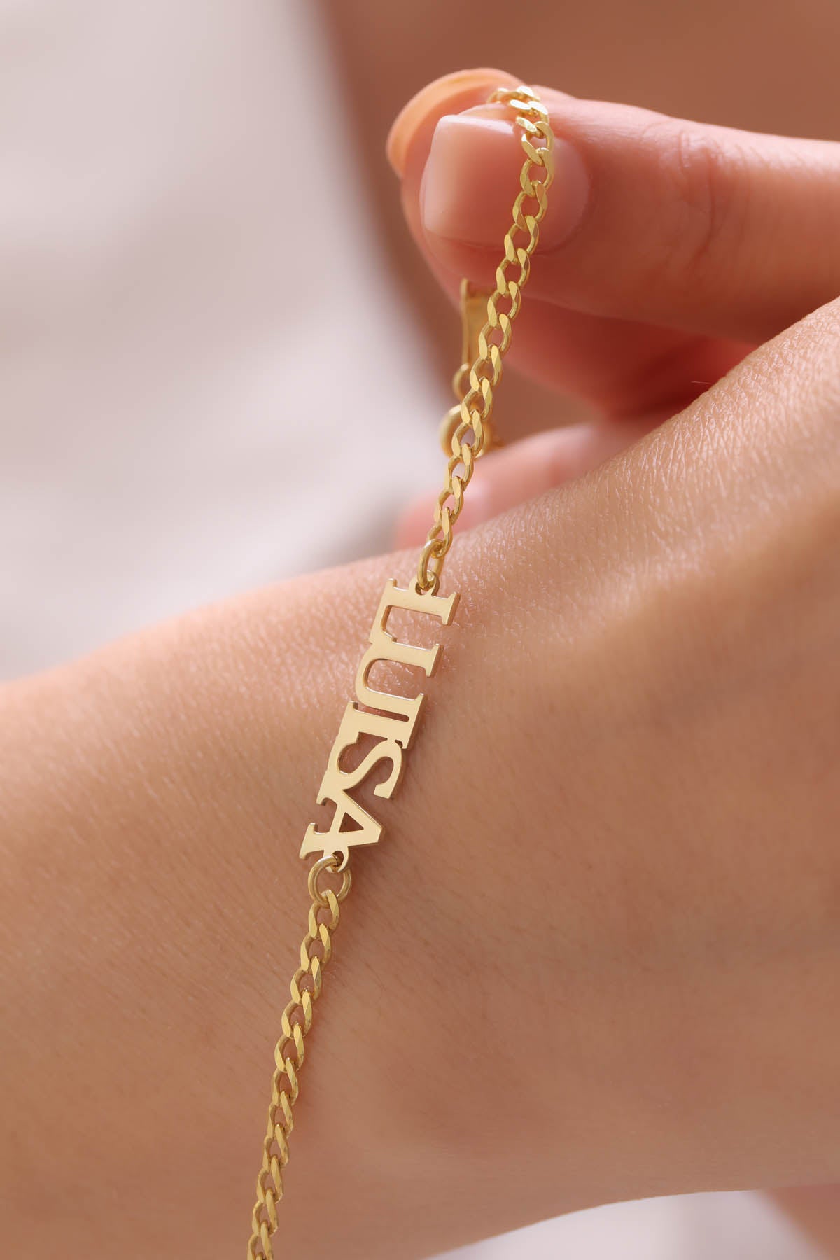 Gourmet name bracelet - variant Cambria
