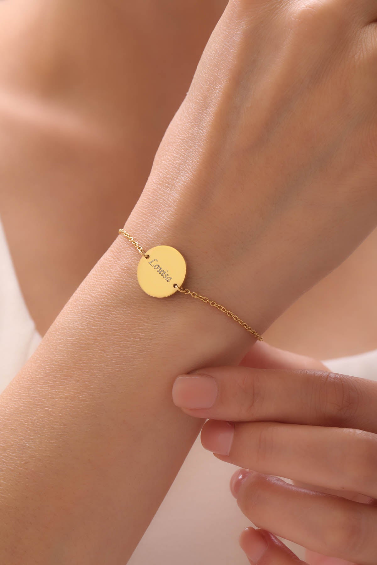 Armband Plate mit Gravur