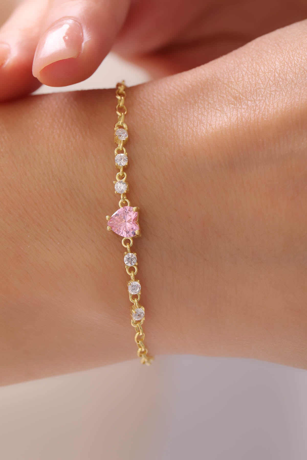 Dewdrop Love Rosé Armband