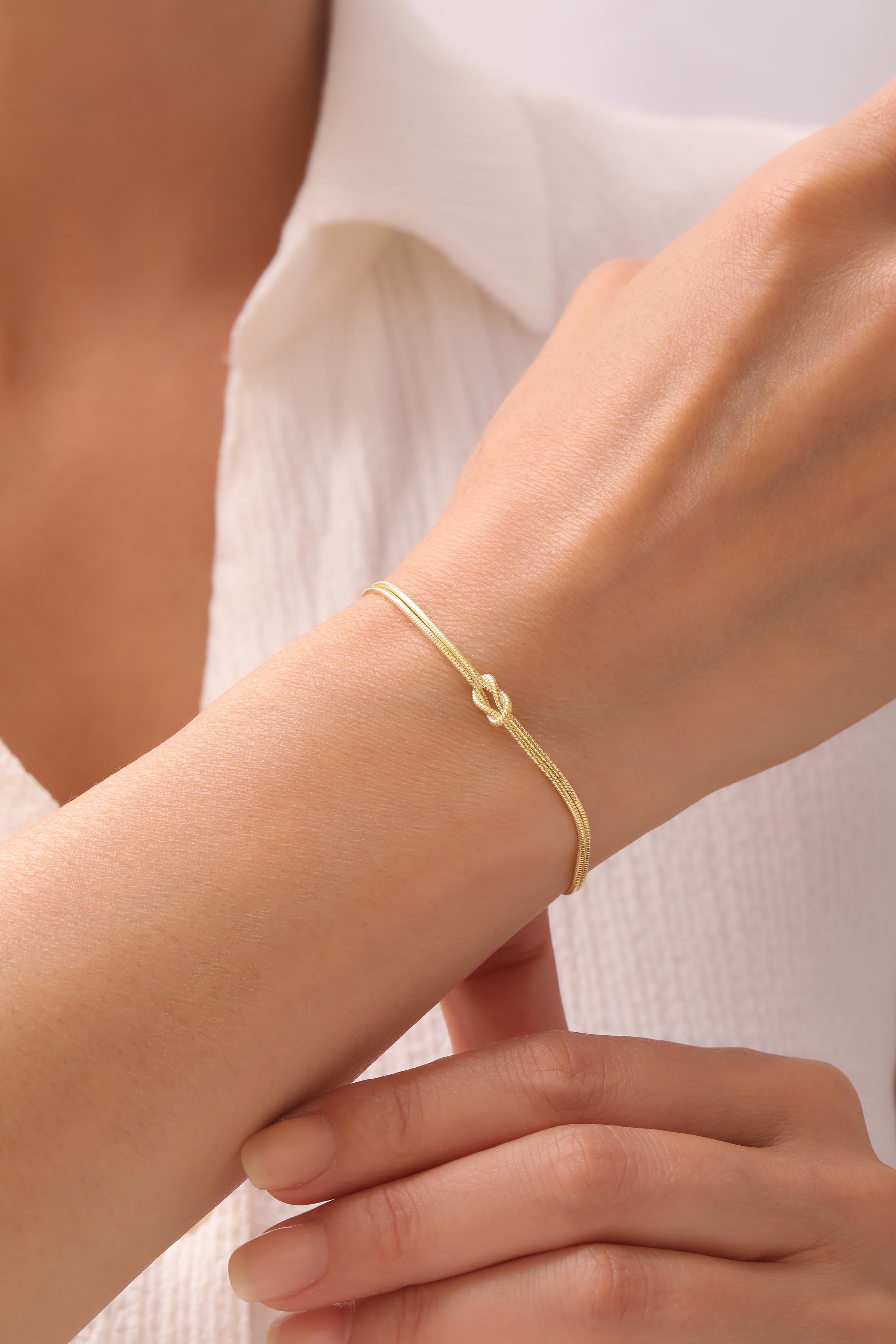 Liebesknoten Armband