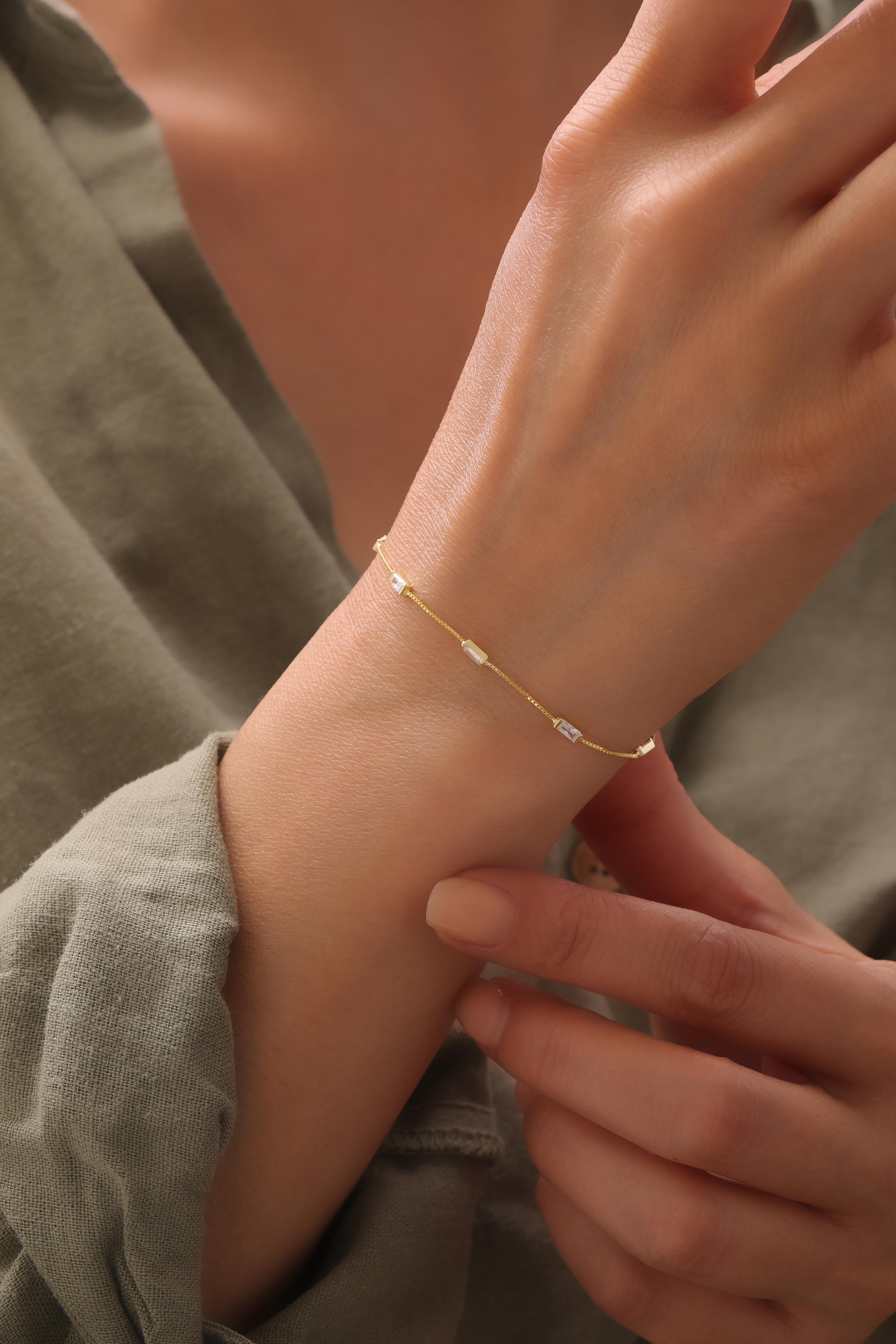 Baguette Armband