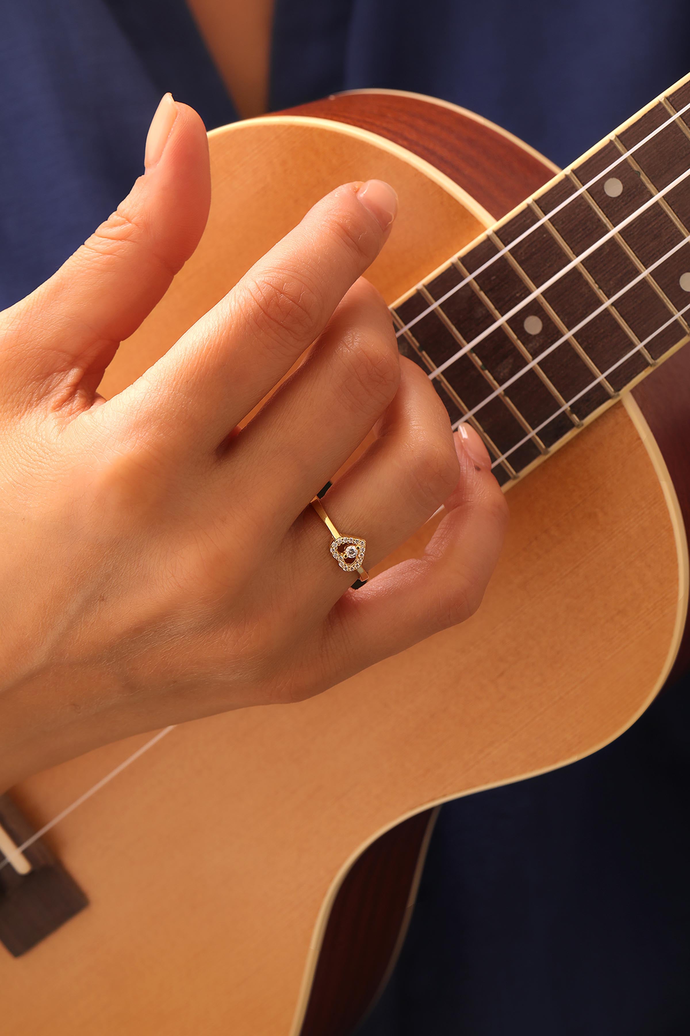 Heart Zirkonia Ring
