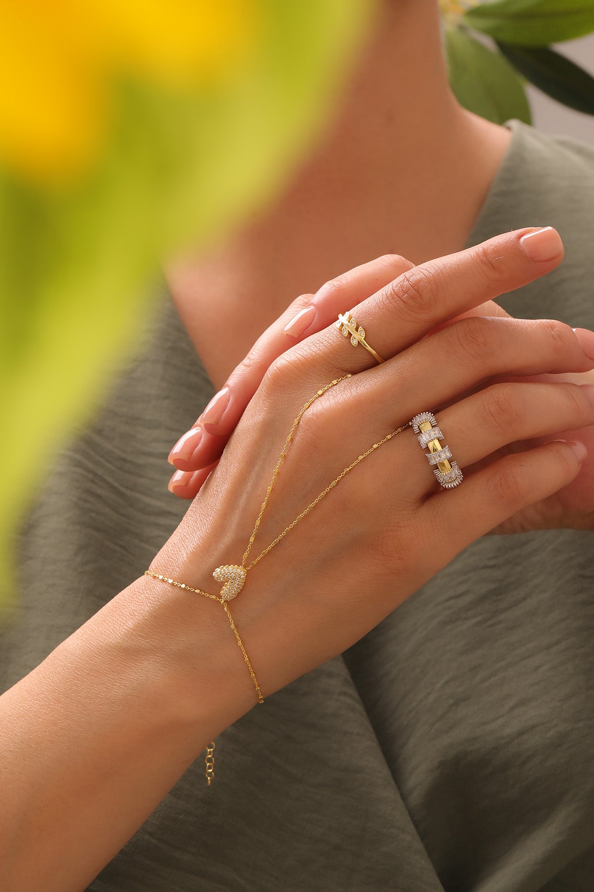 Zirkonia Eye Ring