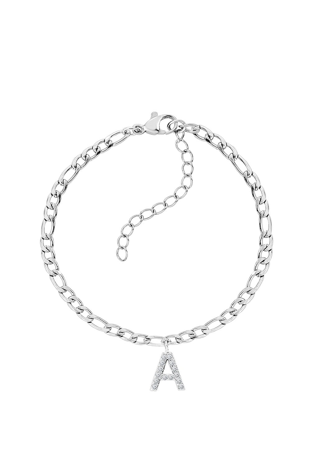 Bracelet Figaro with letter
