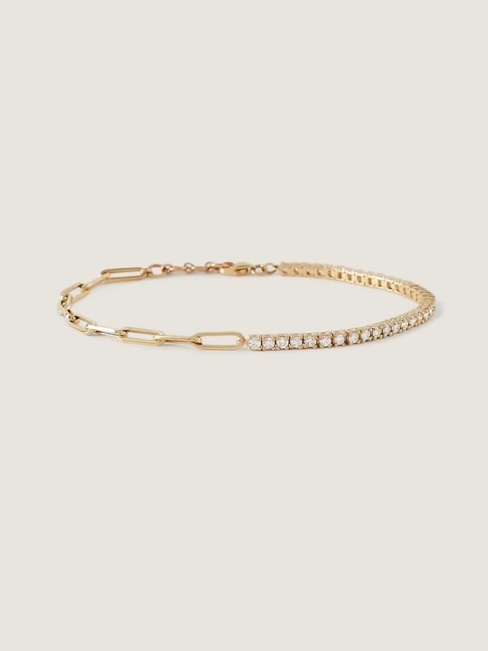 Armband mit Initial & Zirkonia