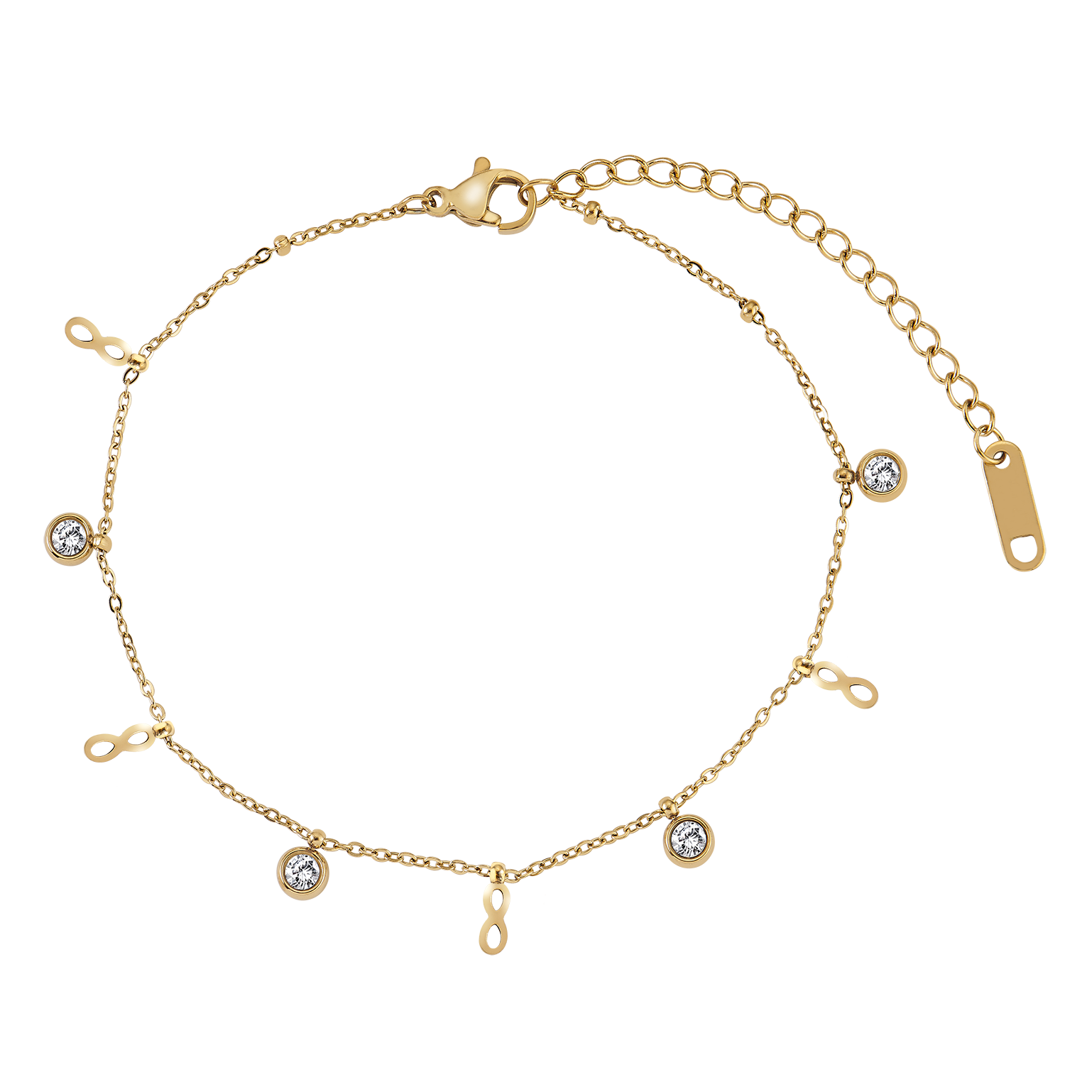 Shiny Infinity Zirkonia Armband