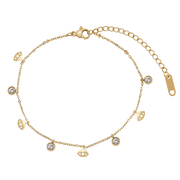 Bracelet œil brillant en zircone