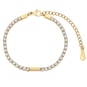 Bracelet en pierres précieuses brillantes