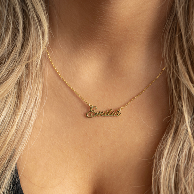 Name necklace - variant Alesia