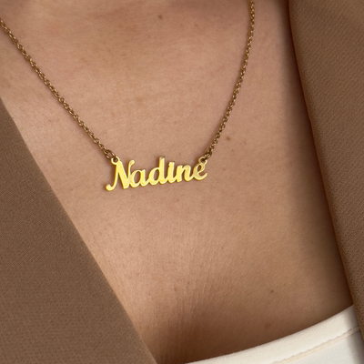 Name necklace - Nadine variant