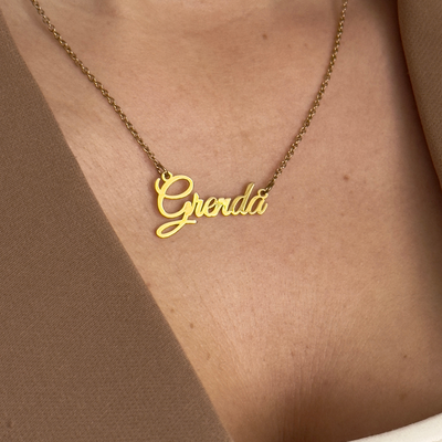 Name necklace - variant Grenda