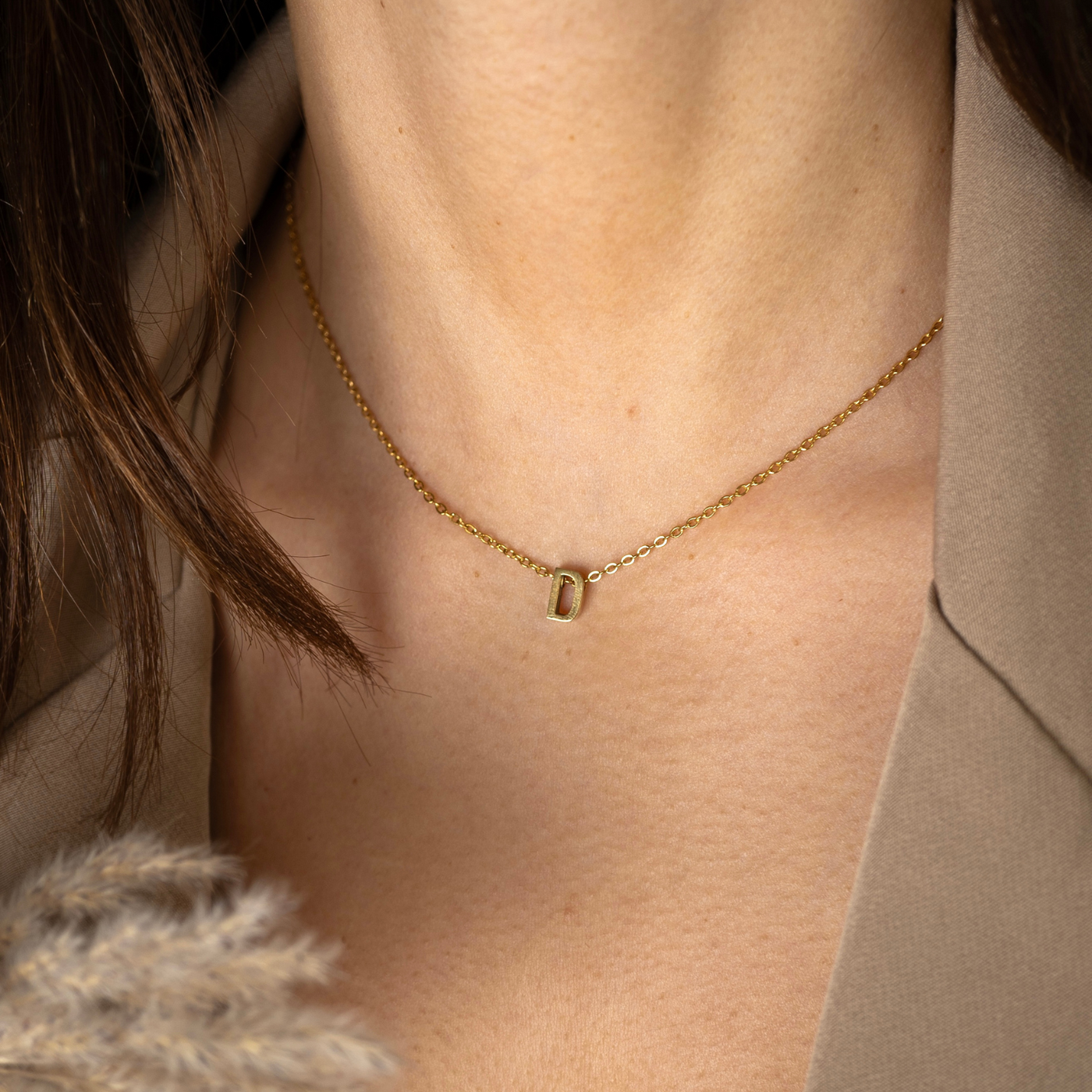 Tiny Letter Necklace Meinekette