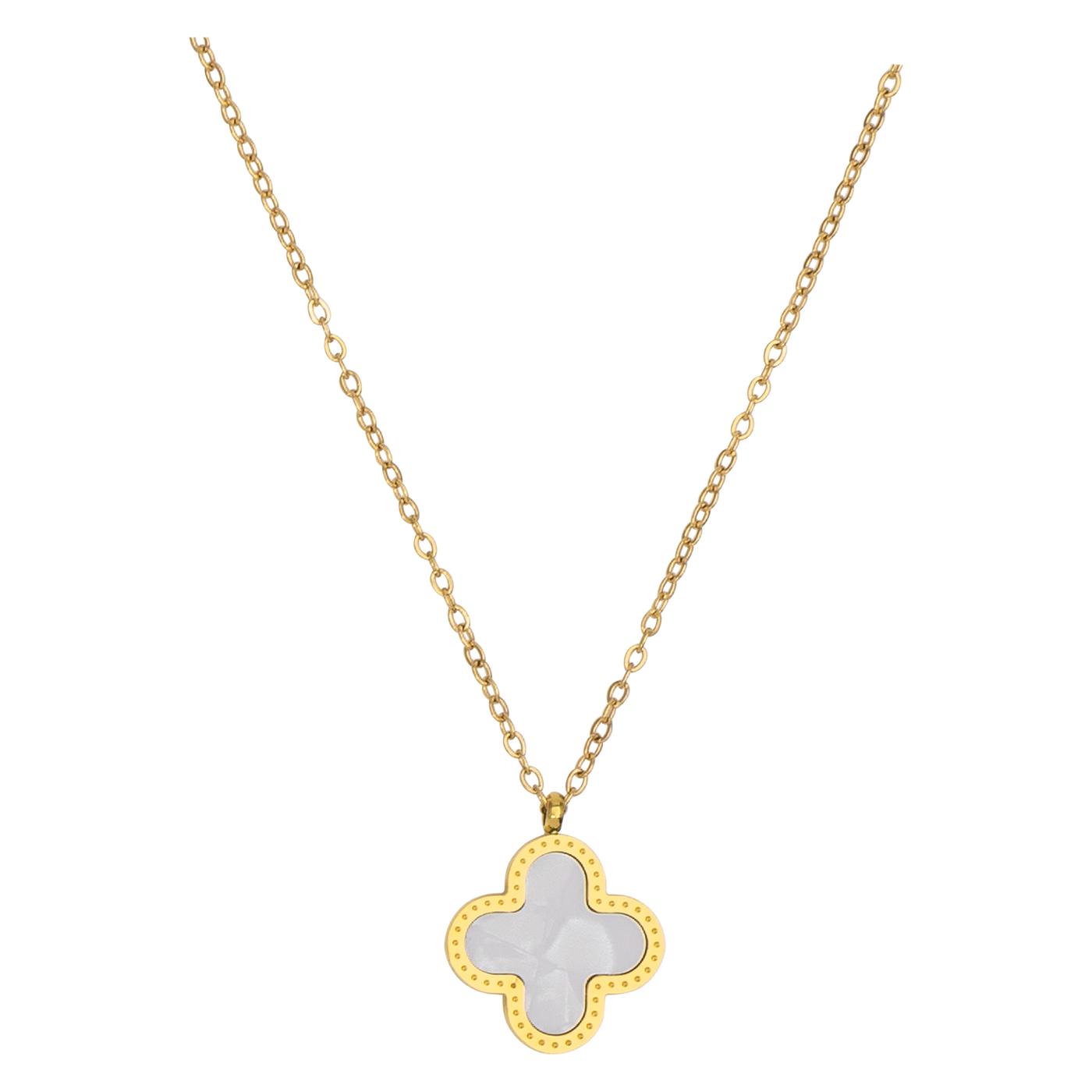 Shiny Clover necklace