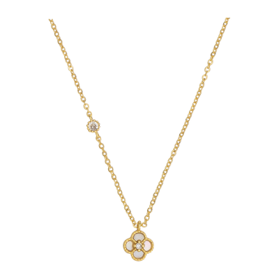 Joyful necklace with zirconia