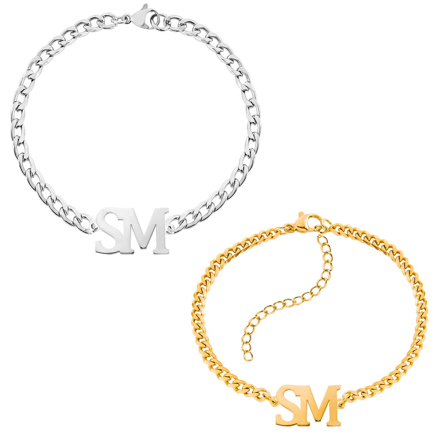 Couple Set Name Bracelets with Letters