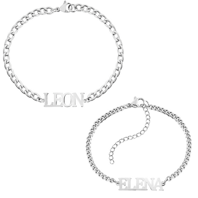 Couple Set Name Bracelets - Var. Cambria
