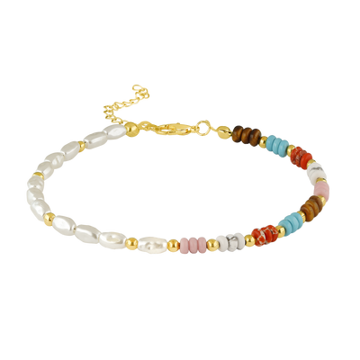 Ibiza bracelet with pearls