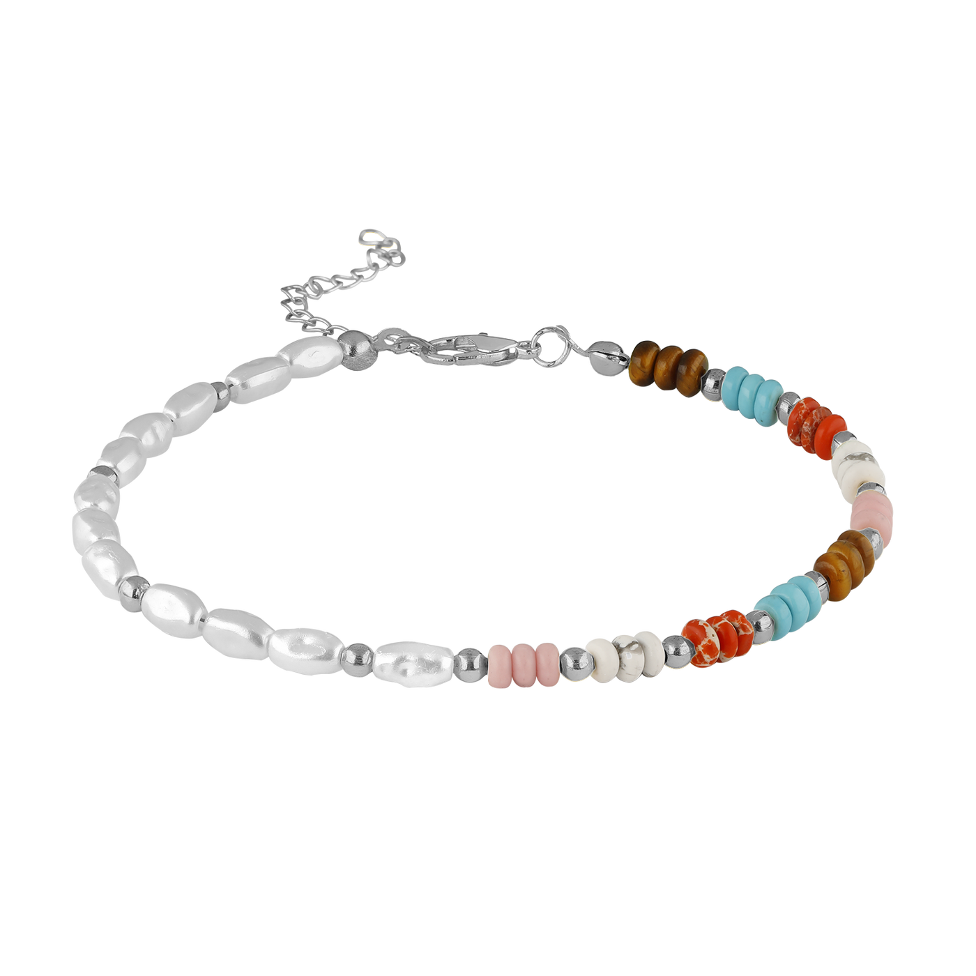 Ibiza anklet with pearls