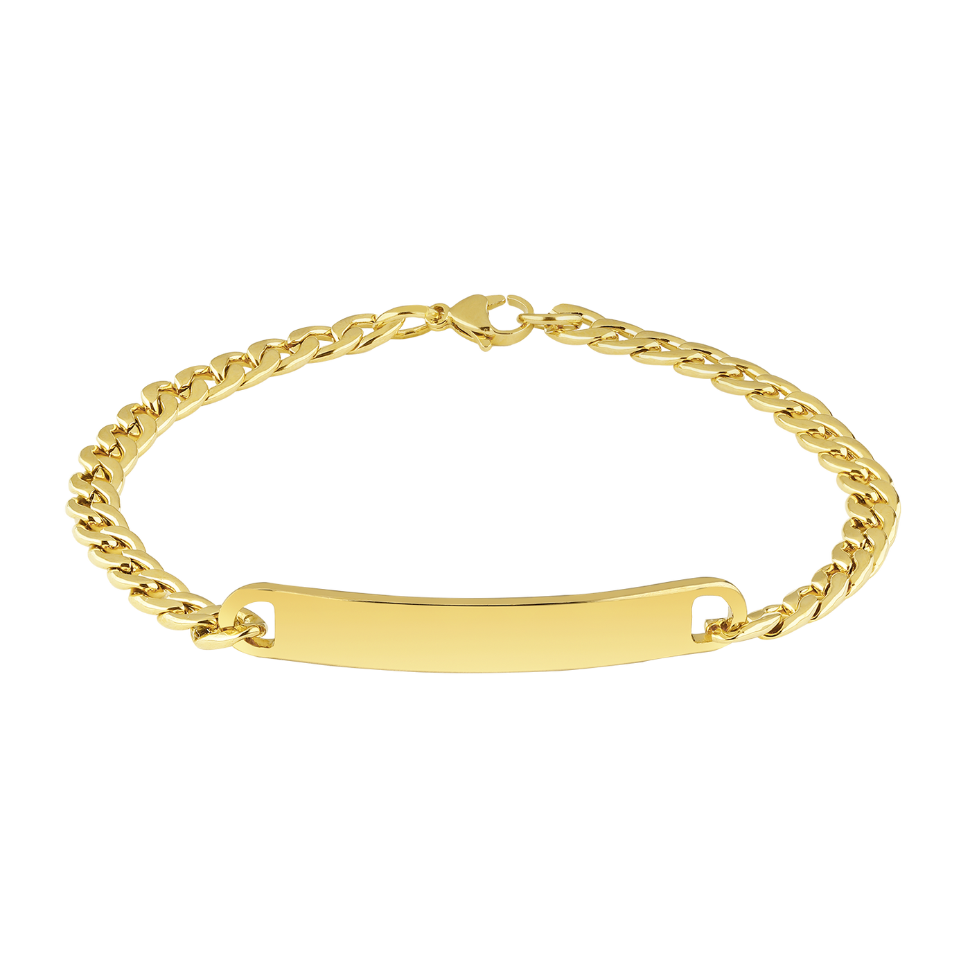 Golden ID Bracelet- Thin