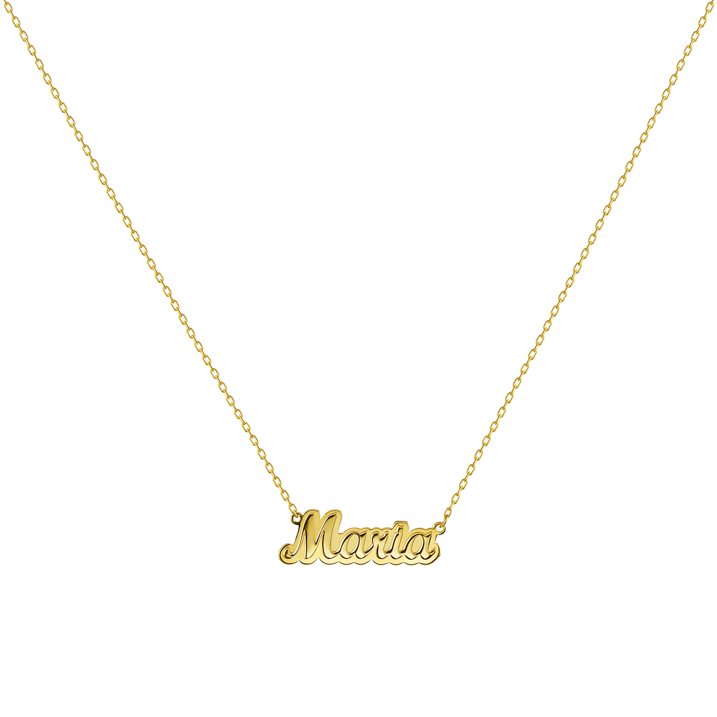 Glace name necklace