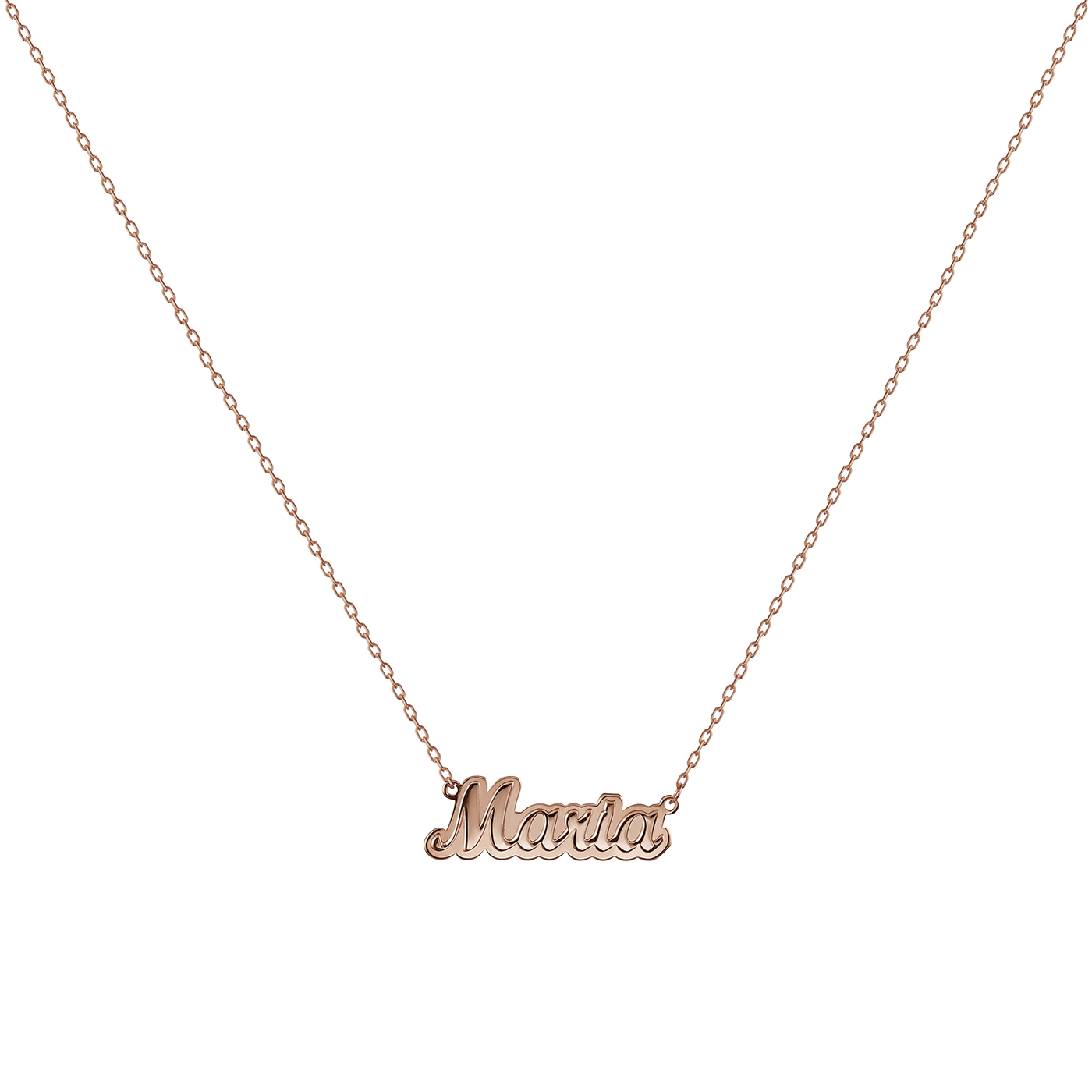 Glace name necklace
