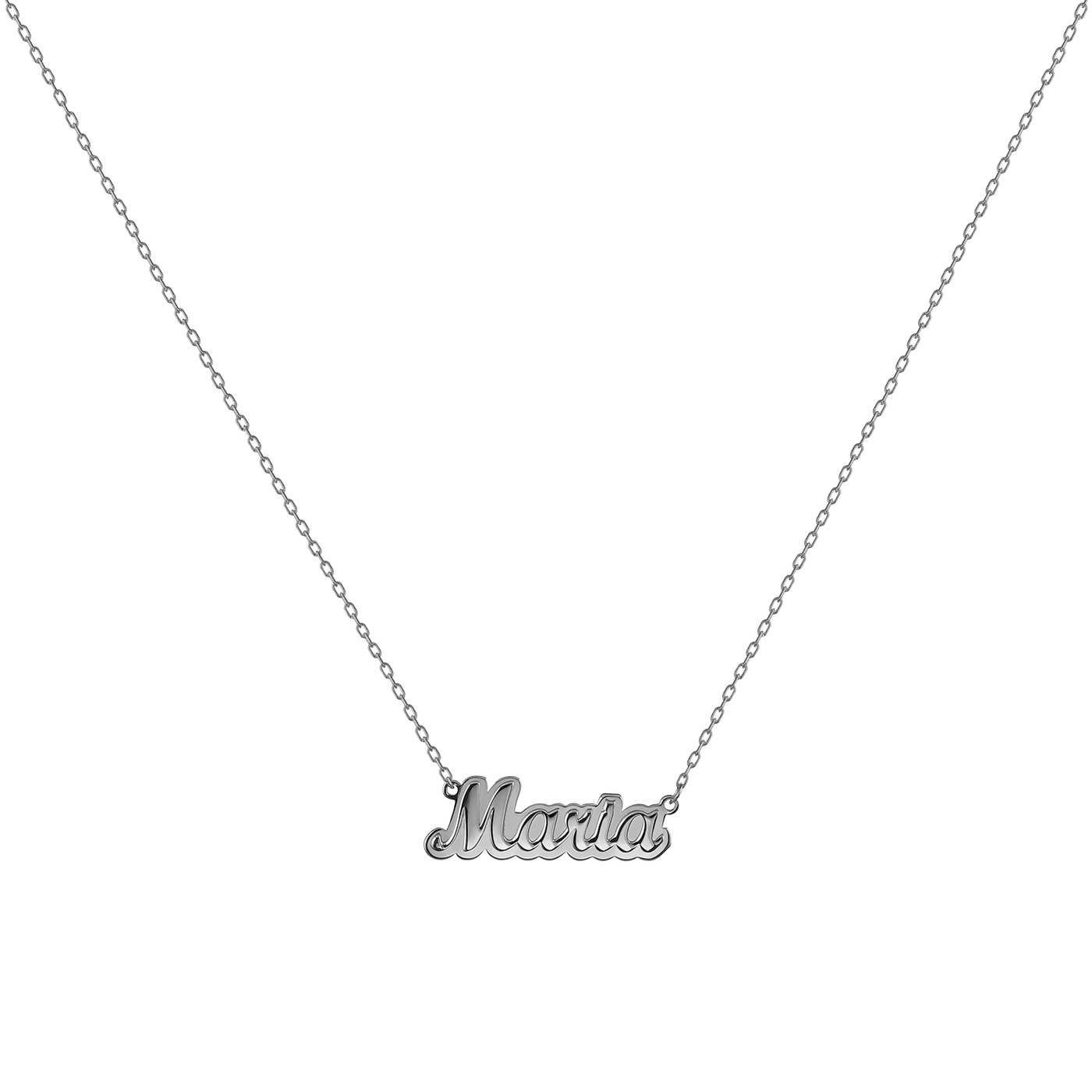 Glace name necklace