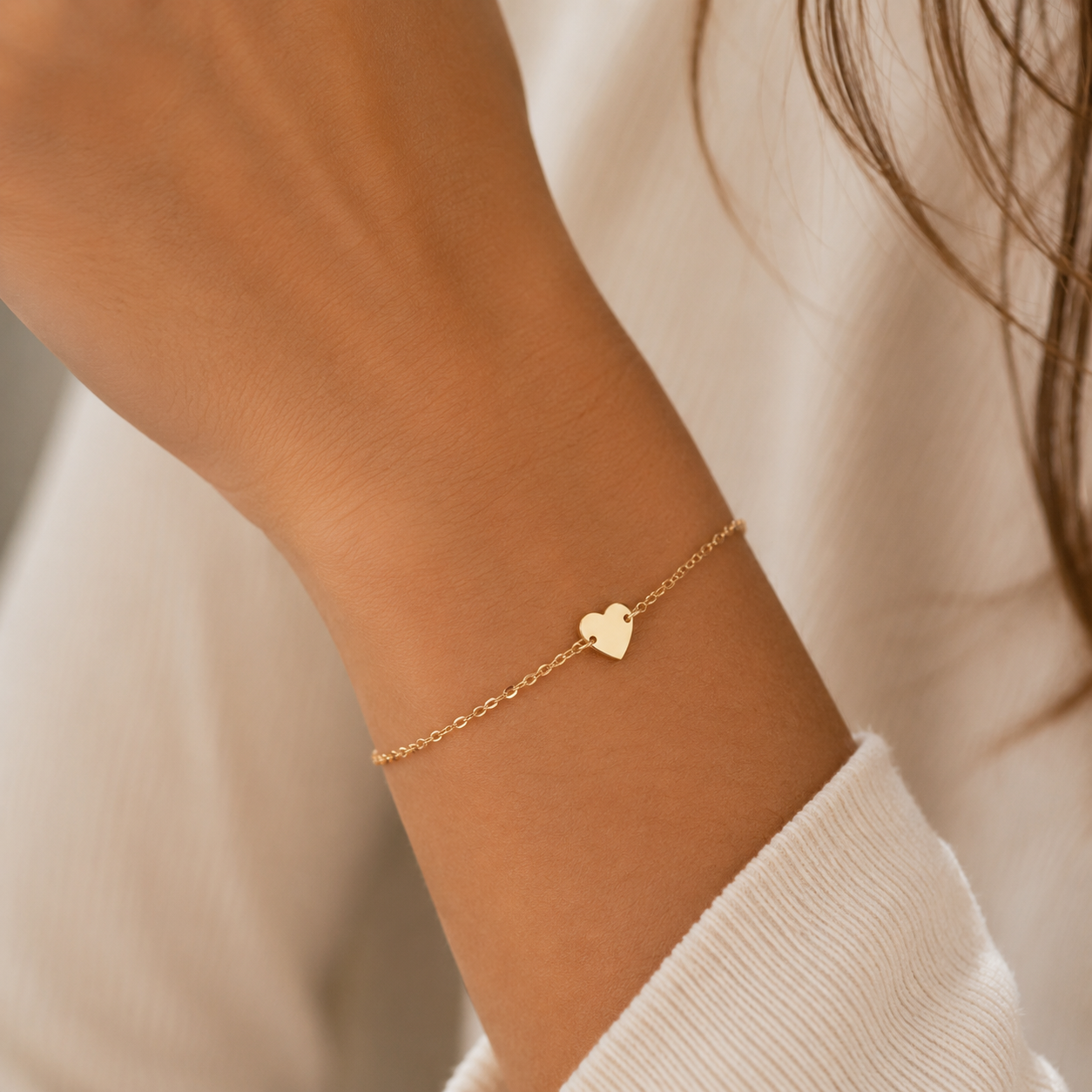 Mini Heart Gravur Armband