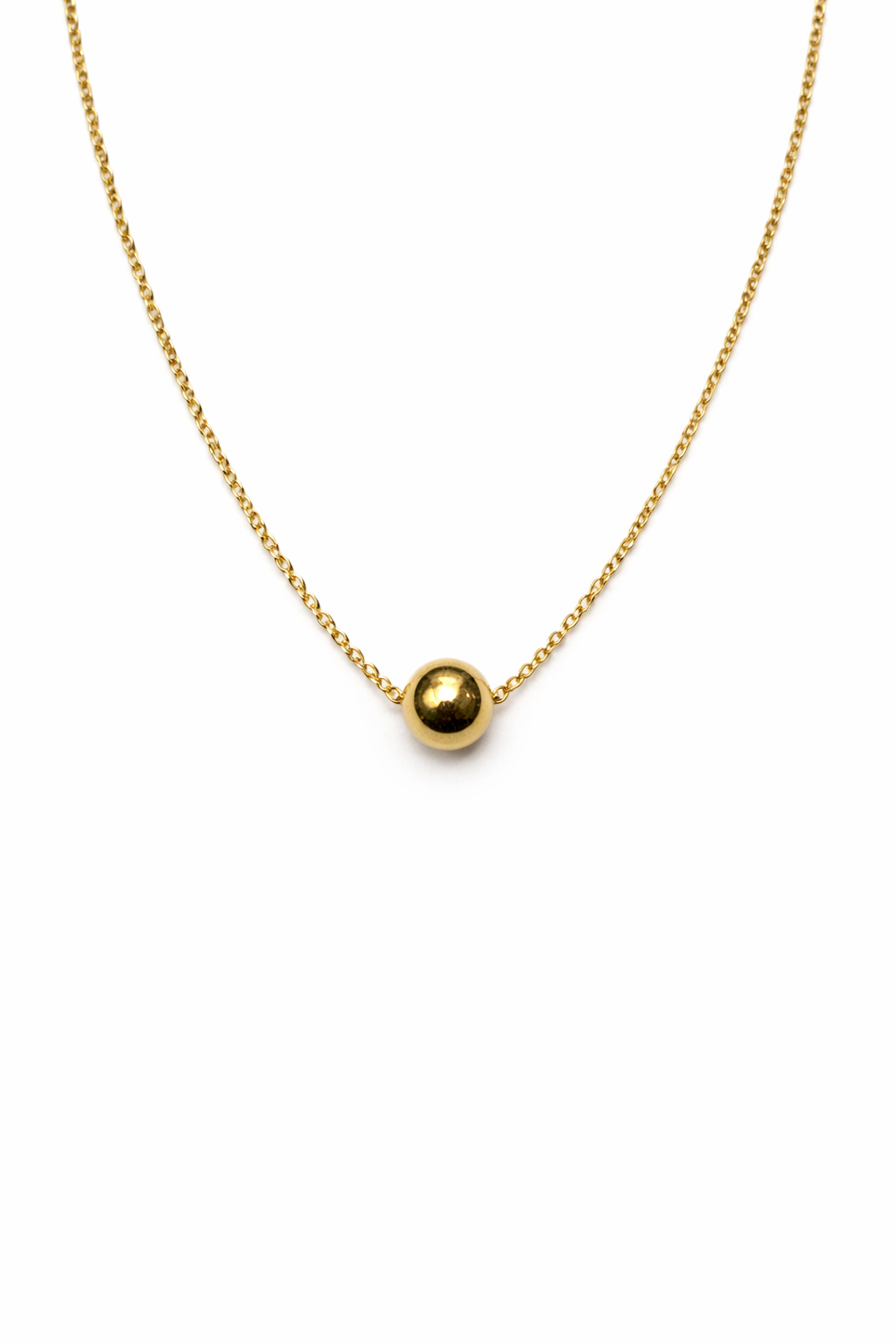 585er Gold 14K Halskette - Golden Pearl