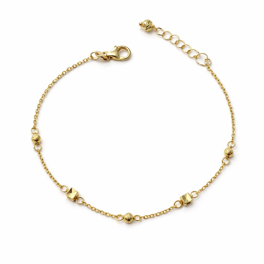 585er Gold 14K Armband - Nova Cube