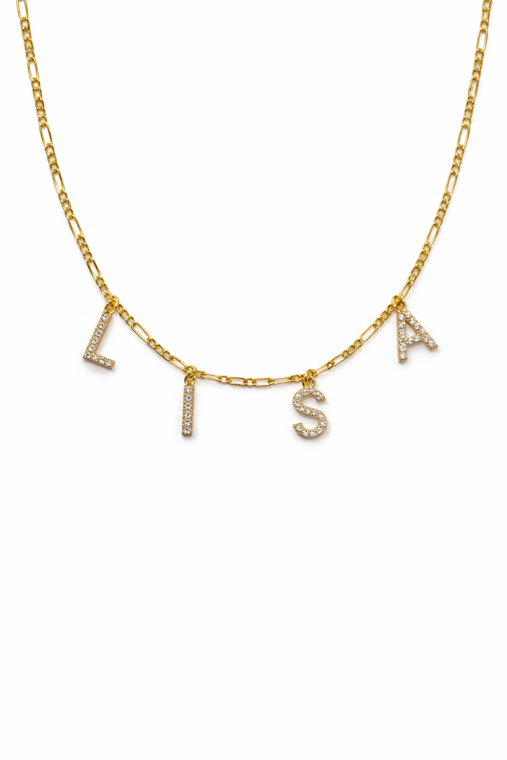 585er Gold 14K Halskette - Letter