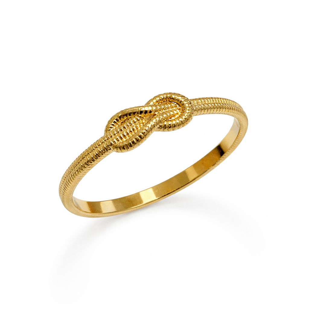 585er Gold 14K Ring - Liebesknoten