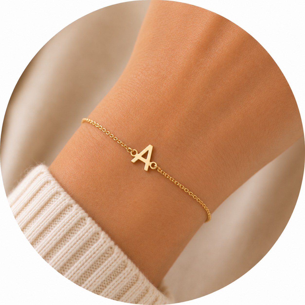 Buchstaben Armbänder