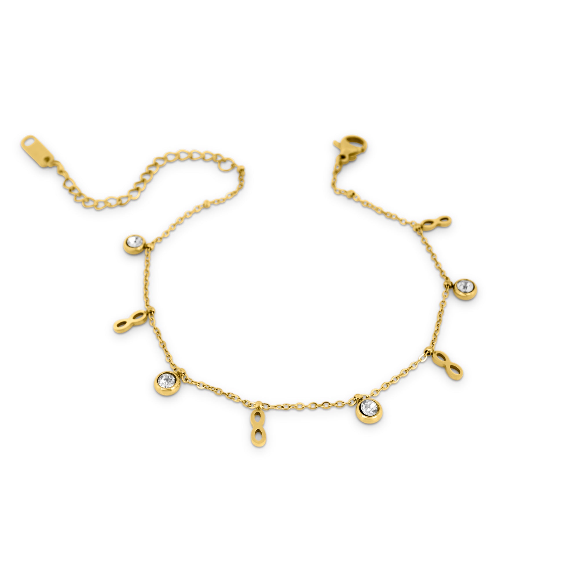 Shiny Infinity Zirkonia Armband