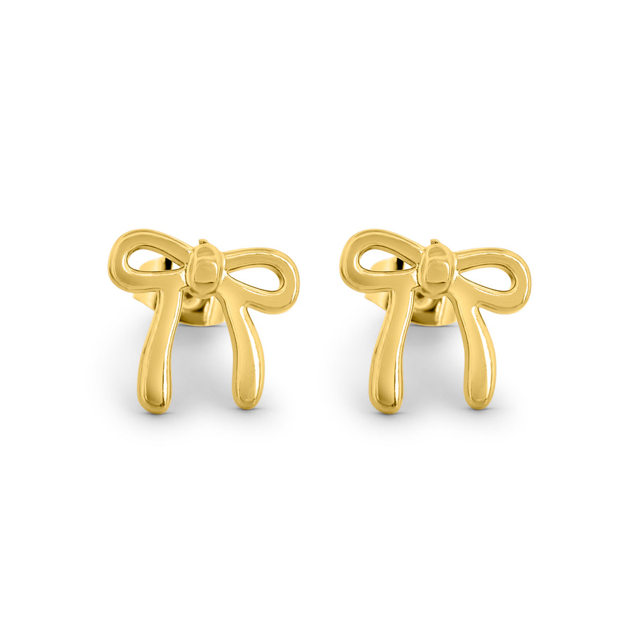 Boucles d'oreilles simples en ruban