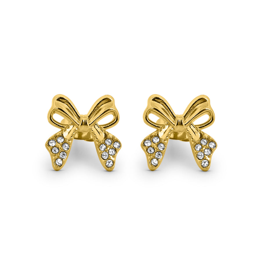 Boucles d'oreilles en ruban transparent