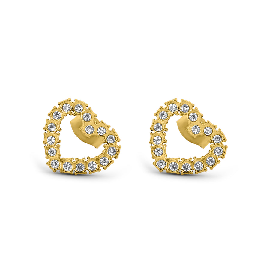 Boucles d'oreilles en forme de cœur