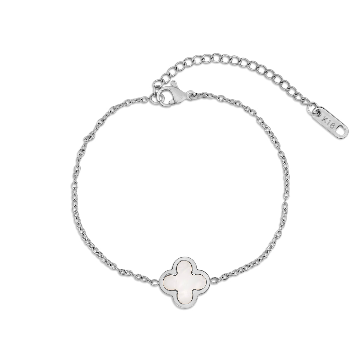 Bracelet Feuille Crème