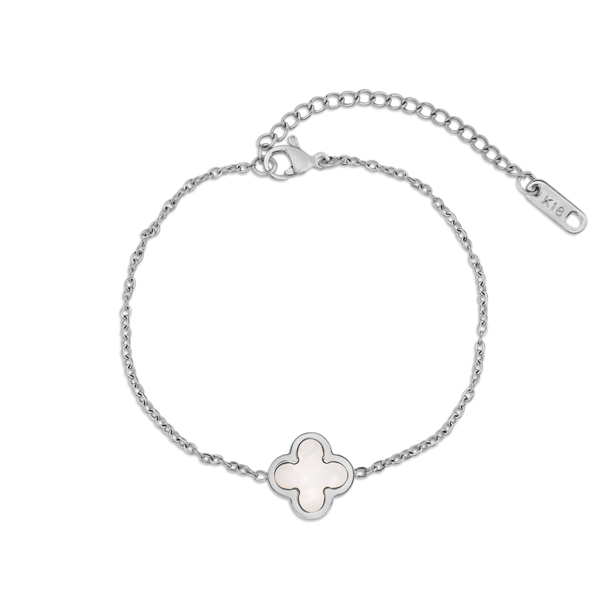 Cream Leaf Armband