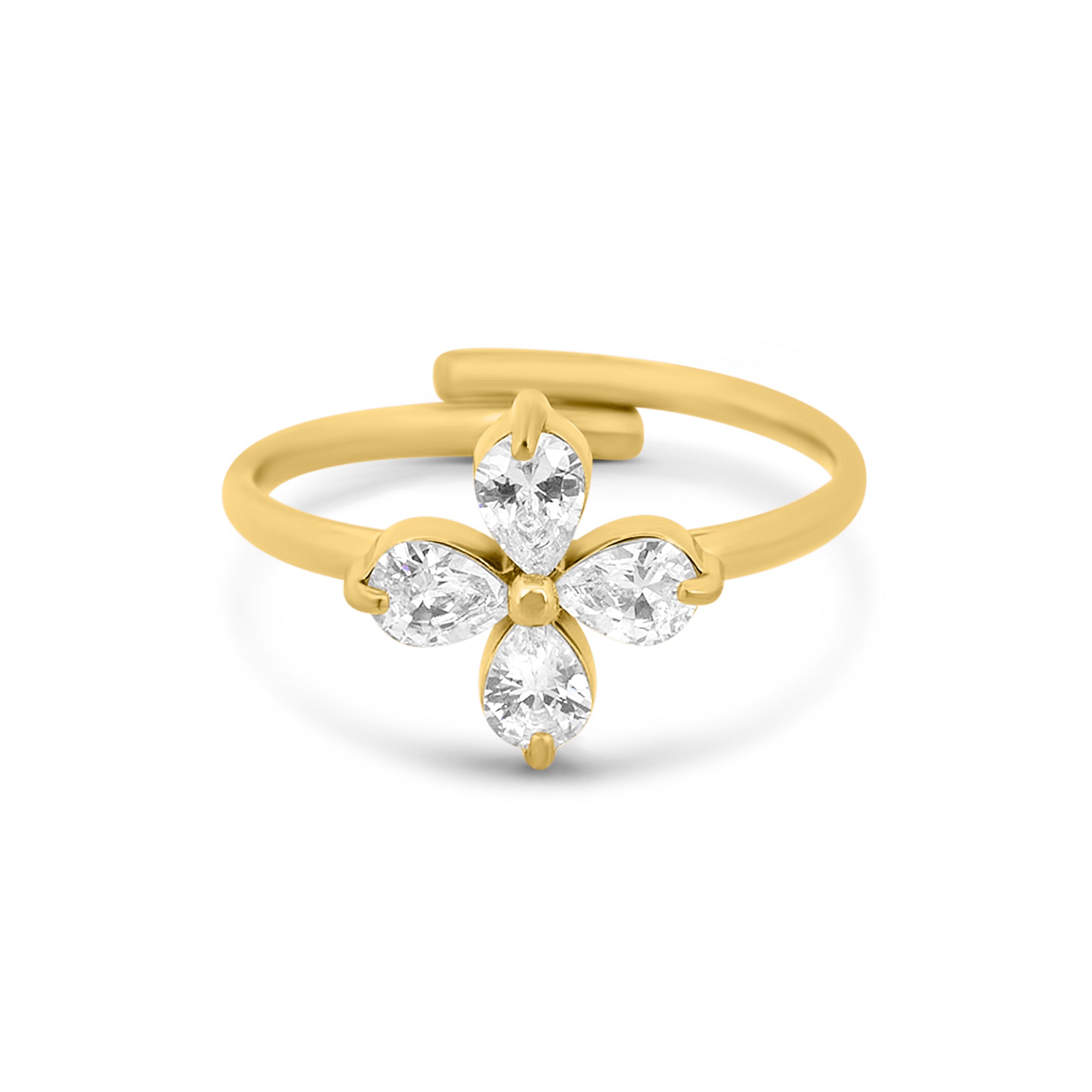 Satin Flower Ring